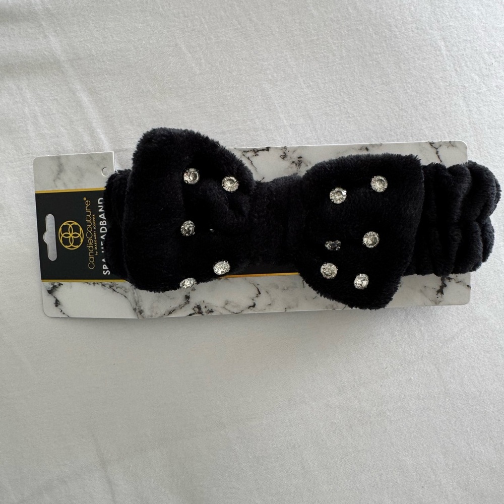 Black Headband with Rhinestones